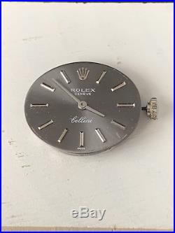 Rolex 1600 Movement With Grey Cellini Dial And Original Hands Running Great