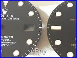 Rolex 16800 Submariner Dial, Hands, Insert, Crown, And Tube. Spider Effect. Rare