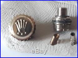 Rolex 16800 Submariner Dial, Hands, Insert, Crown, And Tube. Spider Effect. Rare