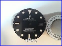 Rolex 16800 Submariner Dial, Hands, Insert, Crown, And Tube. Spider Effect. Rare