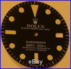 Rolex 1680 Dial, Hands, Date Disk, Crystal, Insert, Crown & Tube, Mk1 Ultrarare