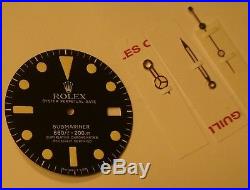Rolex 1680 Dial, Hands, Date Disk, Crystal, Insert, Crown & Tube, Mk1 Ultrarare