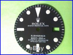 Rolex 1680 Dial, Hands, Date Disk, Crystal, Insert, Crown & Tube, Mk1 Ultrarare