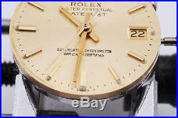 Rolex 2030 Movement, dial, hands, gold/yellow crown used. Oyster Perpetual Date