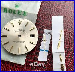 Rolex 27,7 mm Oyster x Datejust 36mm esfera dial + hands vintage watch parts