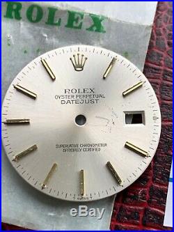 Rolex 27,7 mm Oyster x Datejust 36mm esfera dial + hands vintage watch parts