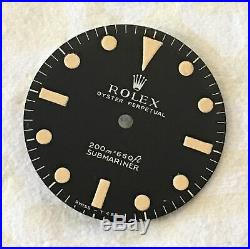 Rolex 5513 Meters First Dial & Matching Hands 100% Genuine Amazing Cream Patina