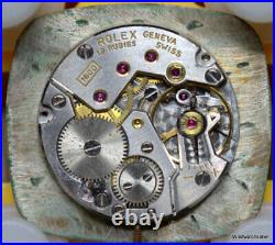 Rolex Cellini Calibre 1600 Movement Dial Hands And Crown Works For Parts