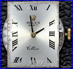 Rolex Cellini Calibre 1601 Movement Dial Hands And Crown Works For Parts