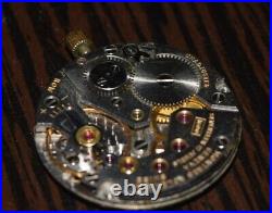 Rolex Cellini Watch movement cal. 1600 FOR PARTS with dial hands and crown USED