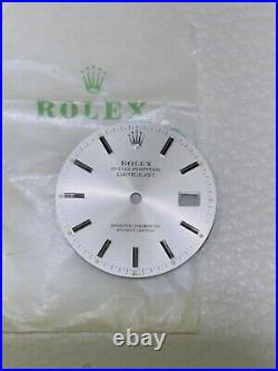 Rolex Datejust Ref 16030, 16014, 16000 Nos Silver Dial For Parts