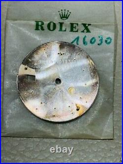 Rolex Datejust Ref 16030, 16014, 16000 Nos Silver Stick Dial & Hands For Parts
