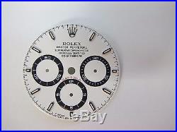 Rolex Daytona Ref. 16520 White Dial And Hands For Zenith Movement