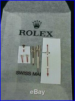 Rolex Daytona Set Of Silver Hands+Red Hand MODEL 116520,116509 Brd New Genuine