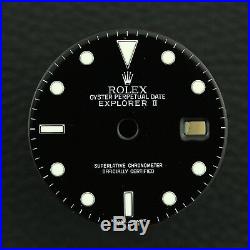 Rolex Explorer II Black Dial & Hands 16570