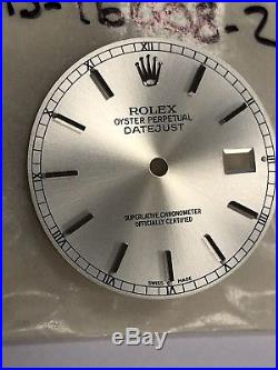 Rolex Factory Datejust Watch Dial Inc Hands Set Rare NEW