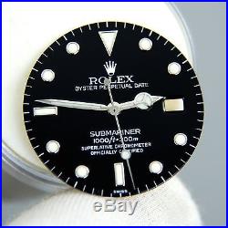 Rolex Factory Dial + Hands Black Luminova Submariner 16610 16800 Cal. 3035 3135