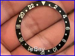 Rolex GMT-Master 16750 Black Bezel Insert and Hands +