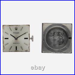 Rolex Genuine Movement Cal. 1400 Manual Wind Watch Parts Silver Dial Working