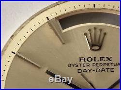 Rolex Genuine Vintage Tritium Dial Day-date 1803 And Matching Hands Presidente