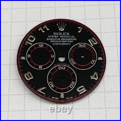 Rolex Genuine parts dial dial Daytona black Arabic hands set TO867