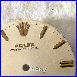 Rolex Oyster Perpetual Ref. 6564 Vintage Case, Dial And Hands 100% Genuine