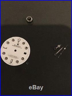Rolex Part White Dial With Hands Watchmaker Rolex Tool