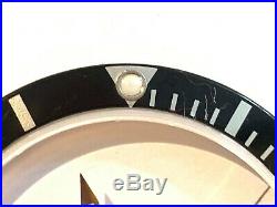 Rolex Submariner Bezel Insert Black 16800, Hands and Crystal 30.5mm. Genuine