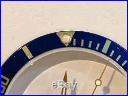 Rolex Submariner Bezel Insert with Hands and Crystal. FREE SHIPPING