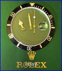 Rolex Submariner Crystal Hand set and Insert Bezel. Authentic Rolex parts