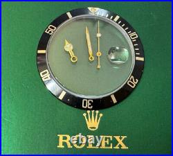 Rolex Submariner Crystal Hand set and Insert Bezel. Authentic Rolex parts