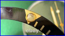 Rolex Submariner Crystal Hand set and Insert Bezel. Authentic Rolex parts