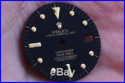 Rolex Submariner Matte Black Nipple Dial For Model1680 W Matching Hands FCD5637