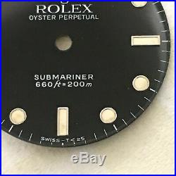 Rolex Submariner Ref. 5513 Vintage Tritium Dial And Matching Hands 100% Genuine