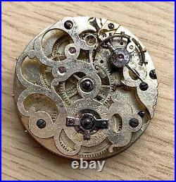 Roskell Liverpool Pocket Watch Hand Manuale 43 MM No Funziona For Parts Vintage