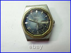 SEIKO 6309-8029 DAY DATE AUTOMATIC WATCH FOR RESTORATION OR PARTS REPAIR swbd87