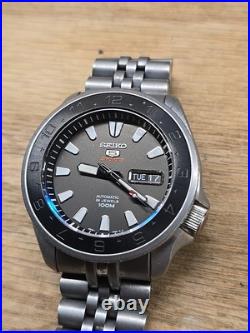 SKX NH36 Dual Time MOD Watch OEM Dial And Namoki Parts