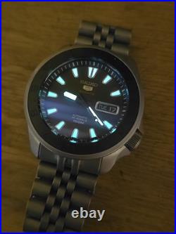 SKX NH36 Dual Time MOD Watch OEM Dial And Namoki Parts