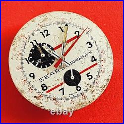 Sears Easy Rider Watch Dial Hand Movement EB8420 Heuer Chronograph Repair Parts