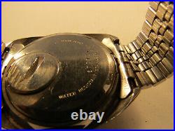 Seiko 0903 Quartz Day Date 1975 Watch With Original Band To Restore Or Parts