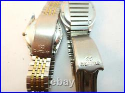 Seiko 8823 And 7123 1980's Quartz Movement Watches For Restoration Or Parts
