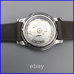 Seiko Automatic Watch Men Green 7S26-02J0 Date BROKEN FOR PARTS OR REPAIR