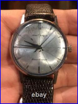 Seiko Champion Antique Hand-Wound Men's Watch Unusual Dial For Parts/Repair