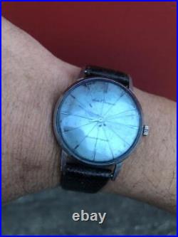 Seiko Champion Antique Hand-Wound Men's Watch Unusual Dial For Parts/Repair