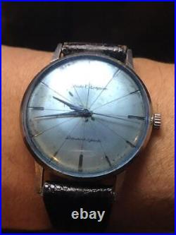 Seiko Champion Antique Hand-Wound Men's Watch Unusual Dial For Parts/Repair