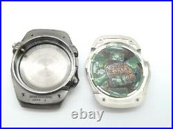 Seiko Kinetic Chrono Parts Dummy No Movement 9t82-0a20 Slq003 Read B-4-u-buy