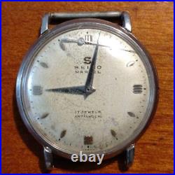 Seiko Marvel 17J Watch Parts/Repair, As-Is, Crown & Hands Missing SK1130