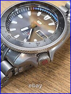 Seiko SKX007 Mod Watch OEM Dial Namoki Parts Custom Gravel Wash Patina