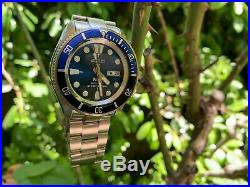 Seiko SKX 4R36 Japan Edition PADI Turtle Custom Mod with Dagaz Parts MM Hands 007J