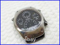 Seiko Sportura Kinetic 9t82-oa20 Chrono 38 Jewels Mens Watch For Repair Or Parts